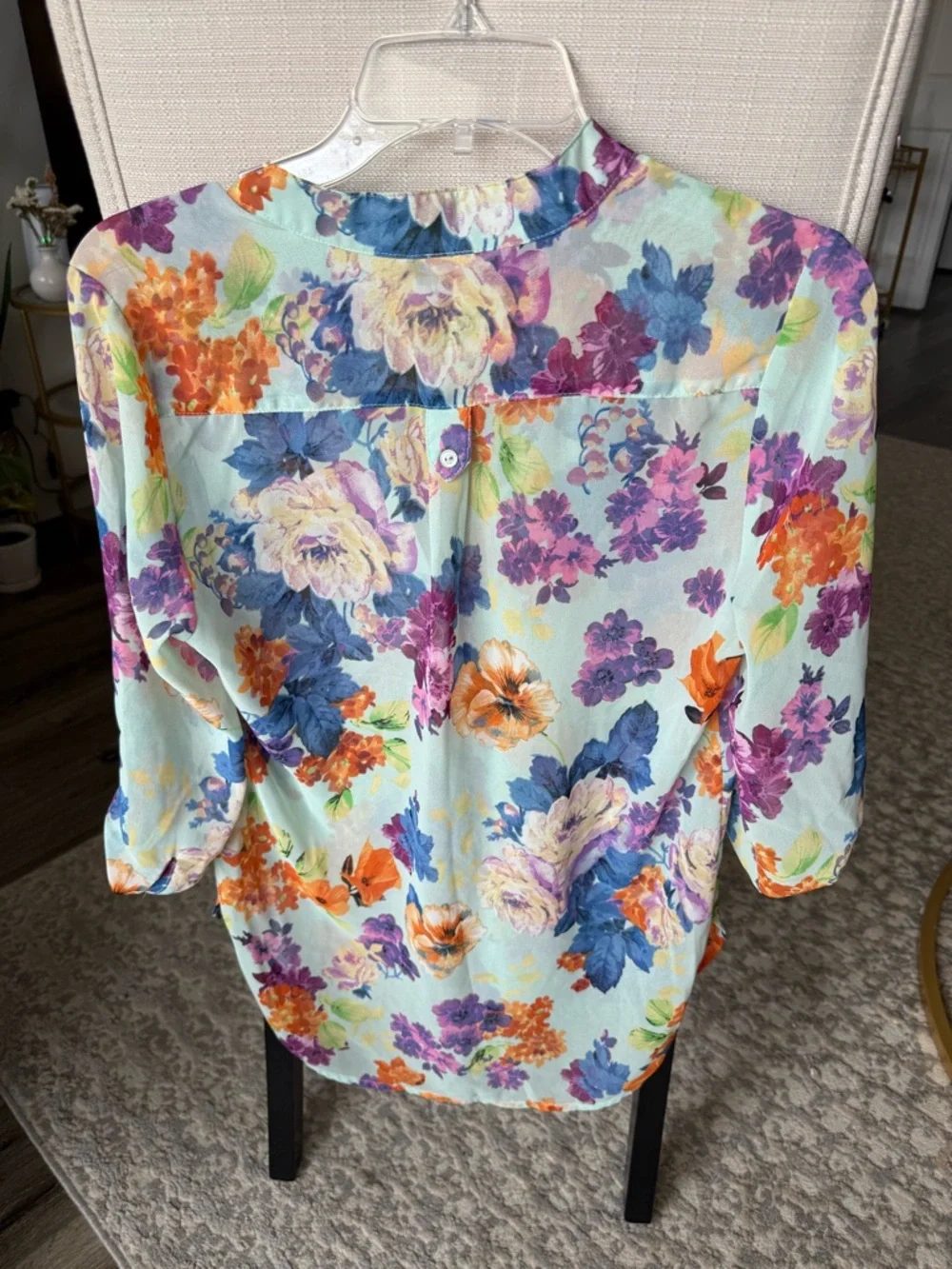 Spring Office Blouse Floral Bundle M Mixed Brands Fun2Fun Pleione Sienna Sky 5pc - Picture 7 of 14